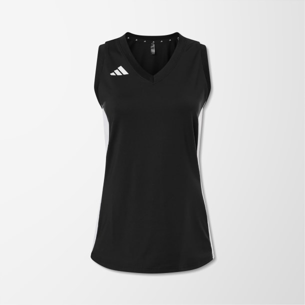 adidas® Women's Sleeveless V-Neck Quickset Jersey