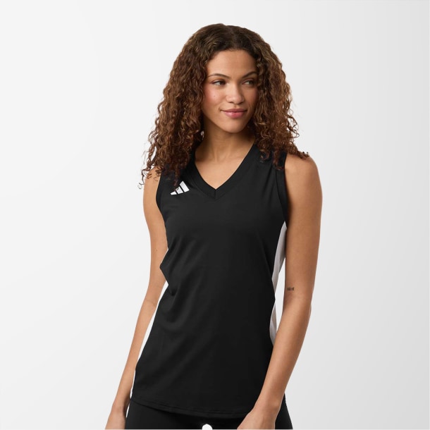 adidas® Women's Sleeveless V-Neck Quickset Jersey