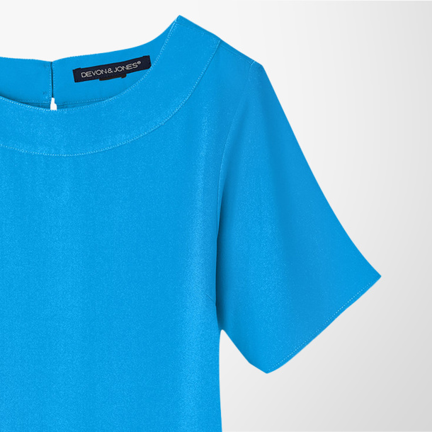 Devon & Jones® Women's Perfect Fit™ Boat-Neck Blouse