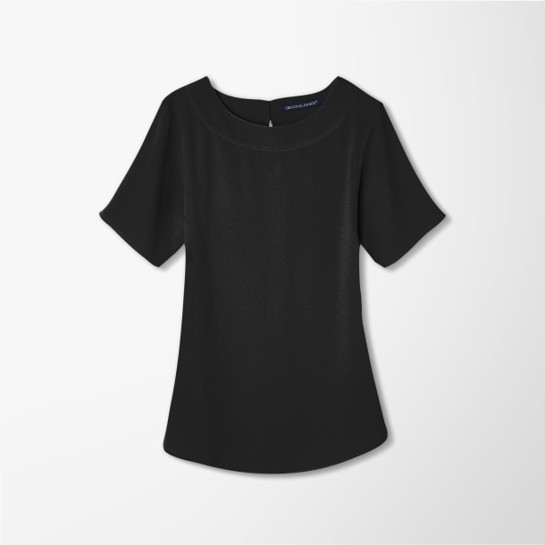 Devon & Jones® Women's Perfect Fit™ Boat-Neck Blouse
