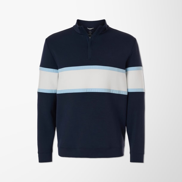 Swannies Men's Owen Quarter-Zip Colorblock Pullover