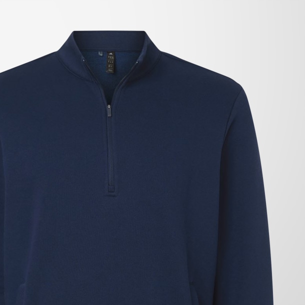 adidas® Men's Quarter-Zip Elevated Pullover