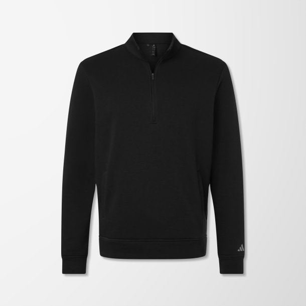 adidas® Men's Quarter-Zip Elevated Pullover