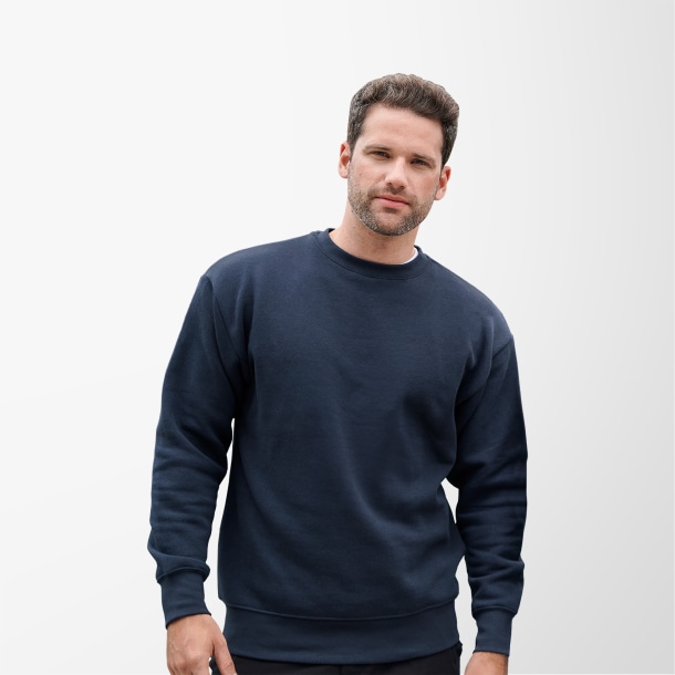 Vantage Varsity Crewneck Fleece Sweatshirt