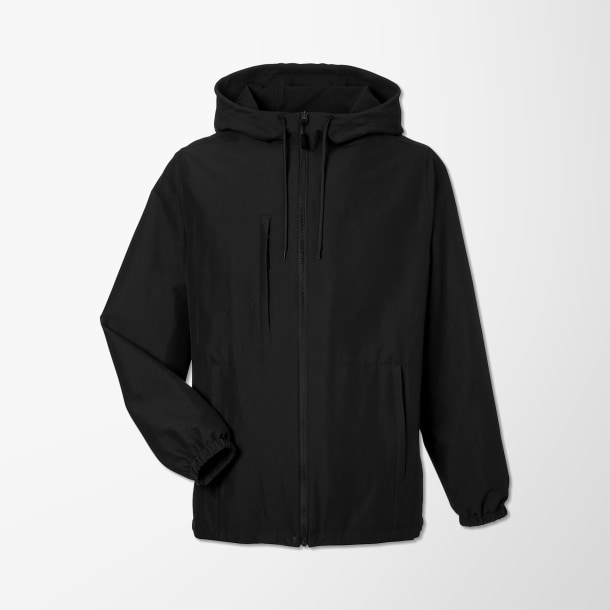 Harriton Adult Hooded Flex Twill Jacket