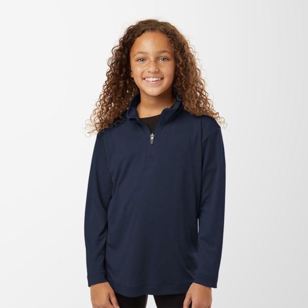 AllPro Youth Quarter-Zip Performance Pullover