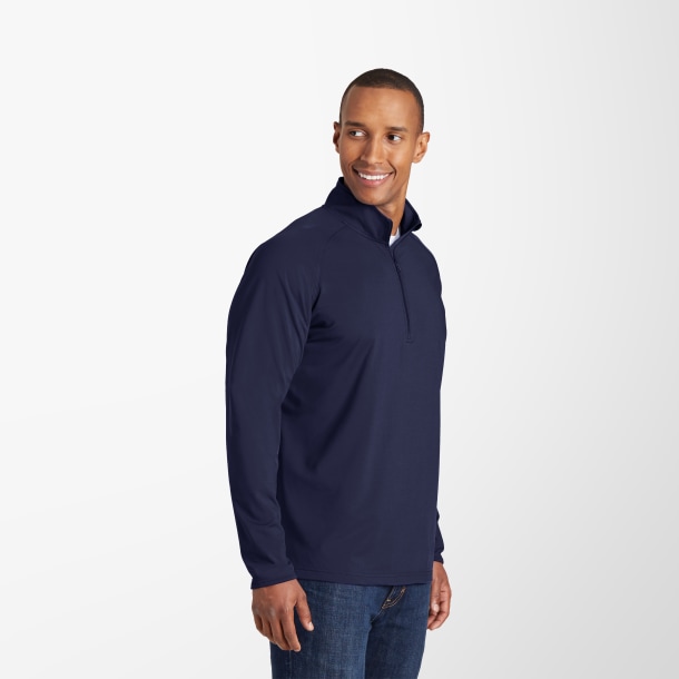 Sport-Tek® Men's Quarter-Zip Sport-Wick® Pullover