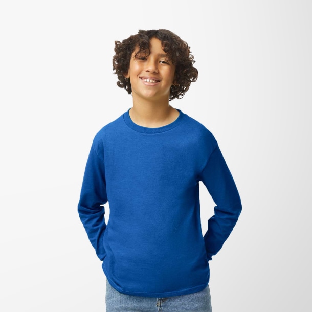 Gildan® Youth Long-Sleeve Heavy Cotton™ T-Shirt