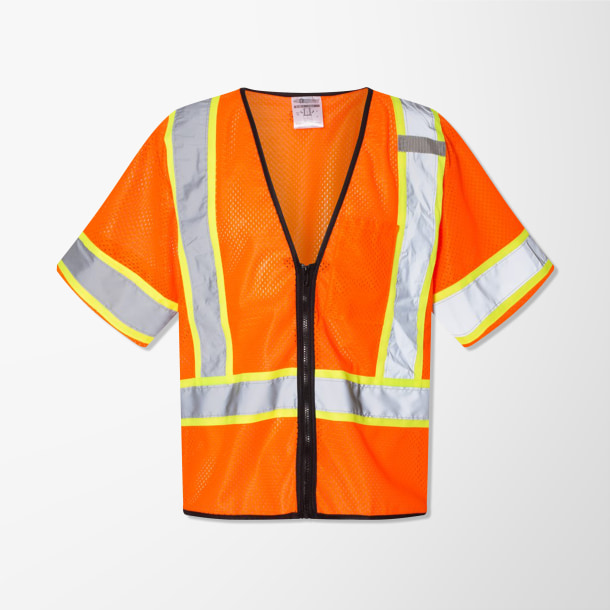 Kishigo Adult Class 3 Mesh Zippered Vest