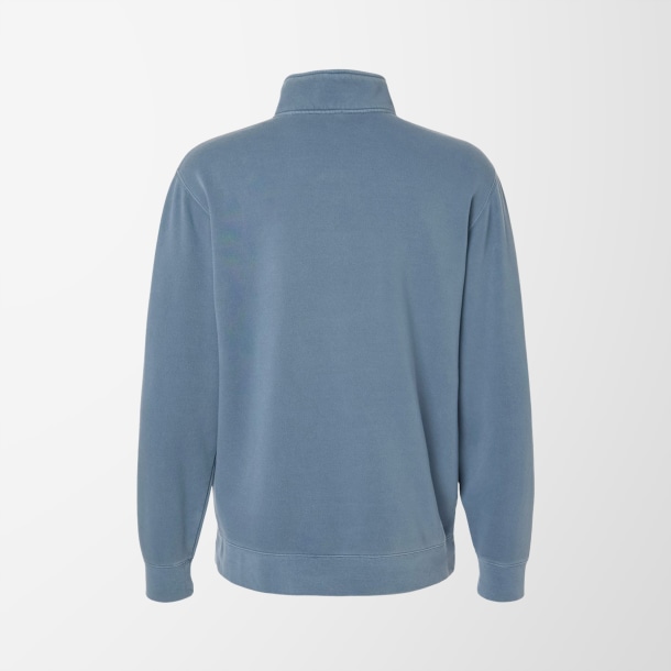 Independent Trading Co. Adult Quarter-Zip Pigment-Dyed Pullover