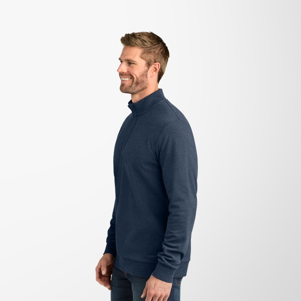 TravisMathew Men's Quarter-Zip Ocean Villa Pullover