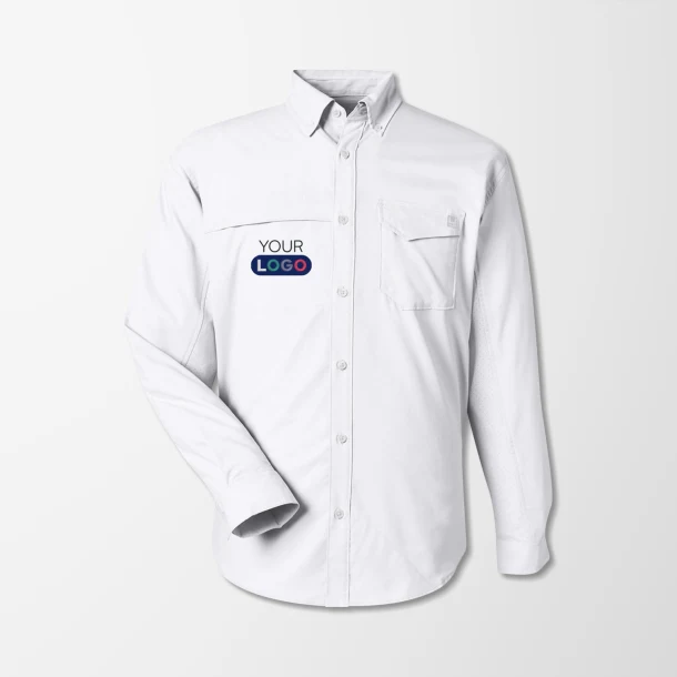 HUK Men's Long-Sleeve Tide Point Shirt