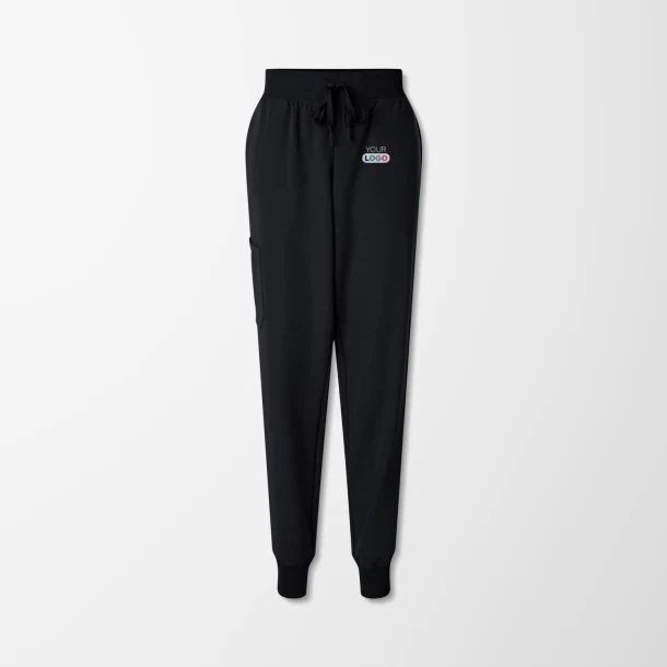 Jaanuu Women's Knit-Waist Silex Scrub Joggers - Petite Sizing