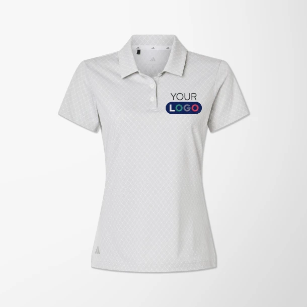 adidas® Women's Printed Stretch Polo