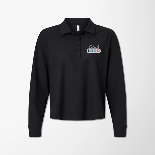 adidas® Women's Long-Sleeve Beyond Polo
