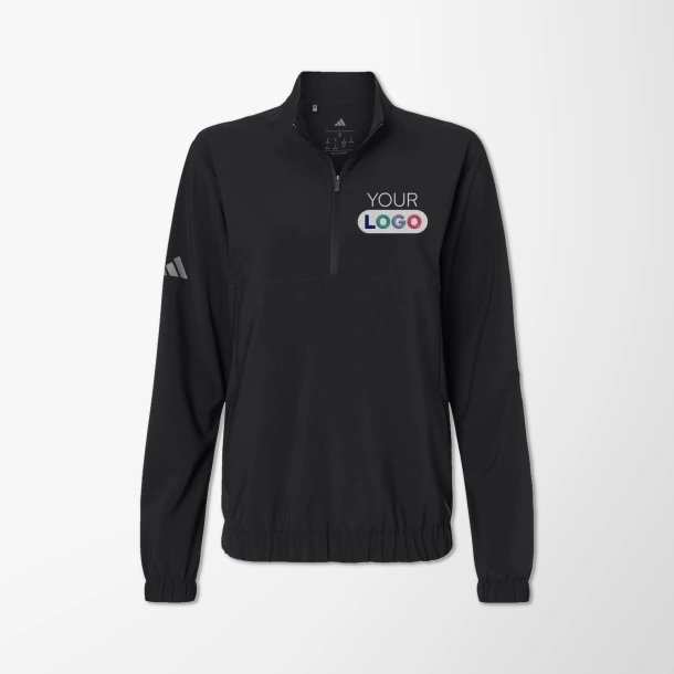 adidas® Women's Half-Zip Woven Pullover