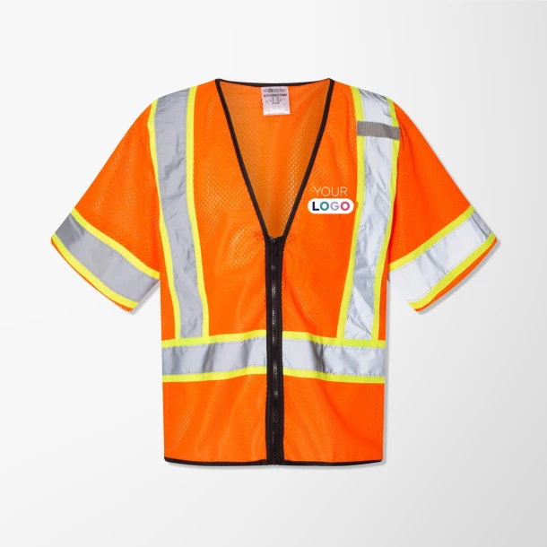 Kishigo Adult Class 3 Mesh Zippered Vest