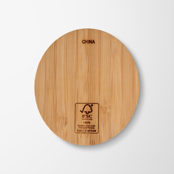 Engraved Bamboo Spoon Rest