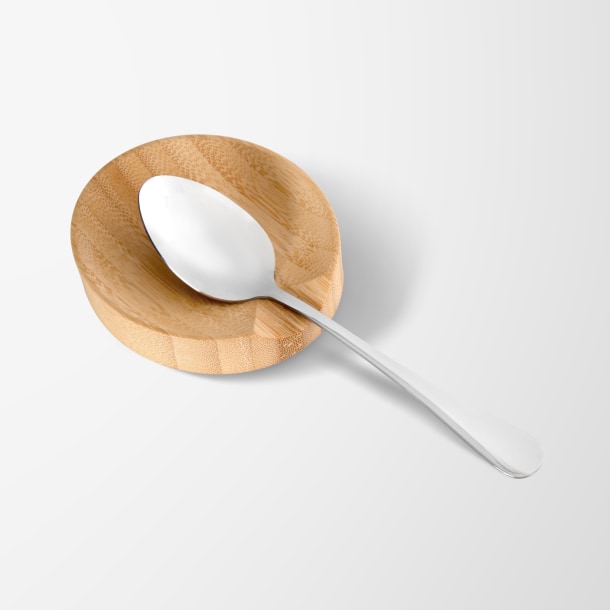 Engraved Bamboo Spoon Rest