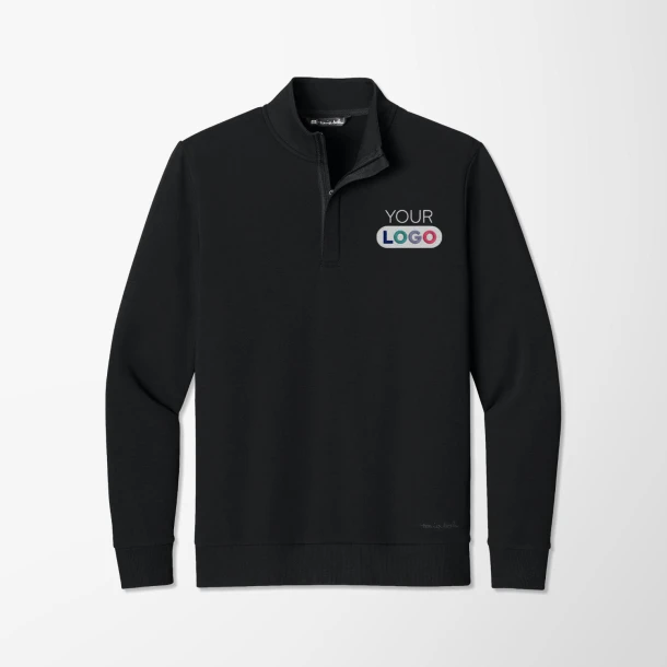 TravisMathew Men's Quarter-Zip Ocean Villa Pullover