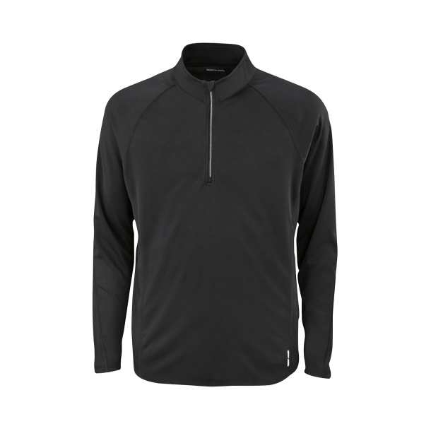 North End® Men's Radar Quarter-Zip Performance Long-Sleeve Top