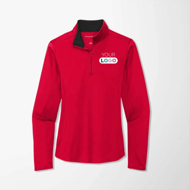 Port Authority® Women's Silk Touch™ Performance 1/4-Zip
