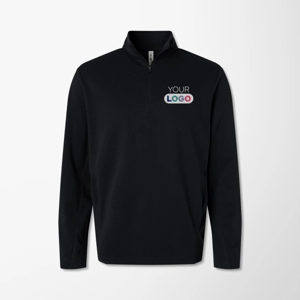 Team 365 Adult Quarter-Zip Tech Fleece Squad Pullover