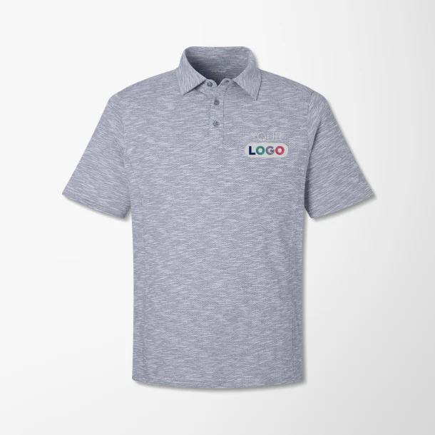 North End Men's Jacquard Eclipse Polo