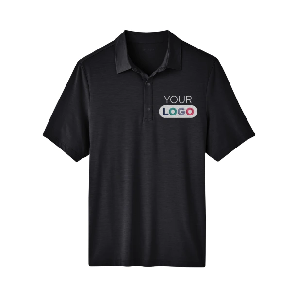 North End® Men's Snap-Up JAQ Polo