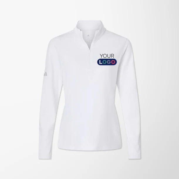 adidas® Men's Quarter-Zip Textured Pullover