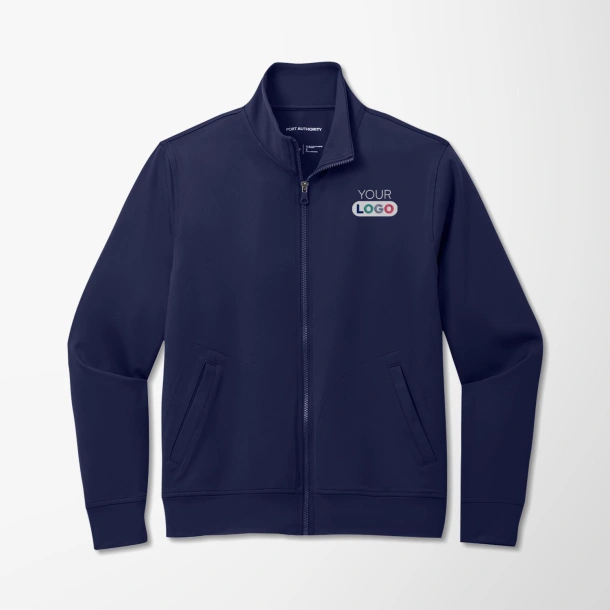 Port Authority® Men's Full-Zip Double Knit Sweatshirt