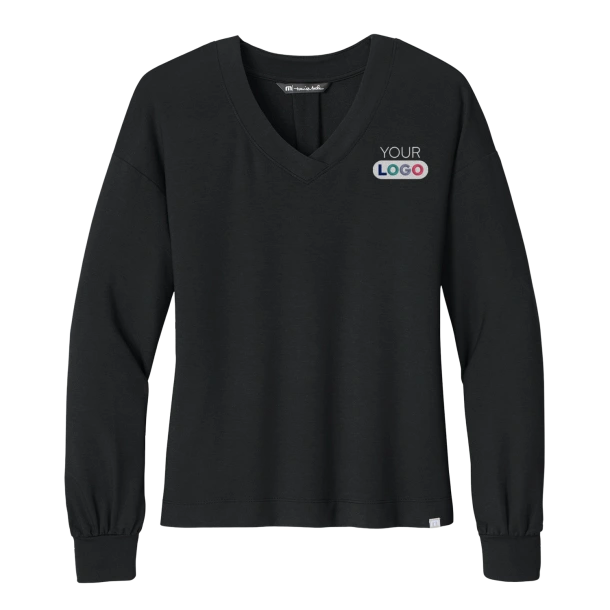 TravisMathew Women's Long-Sleeve V-Neck T-Shirt
