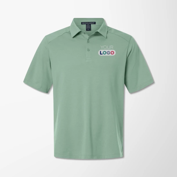 Devon & Jones Men's Pebbled Seaton Polo