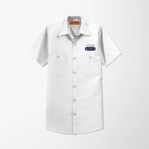 Red Kap® Men's Short-Sleeve Industrial Work Shirt