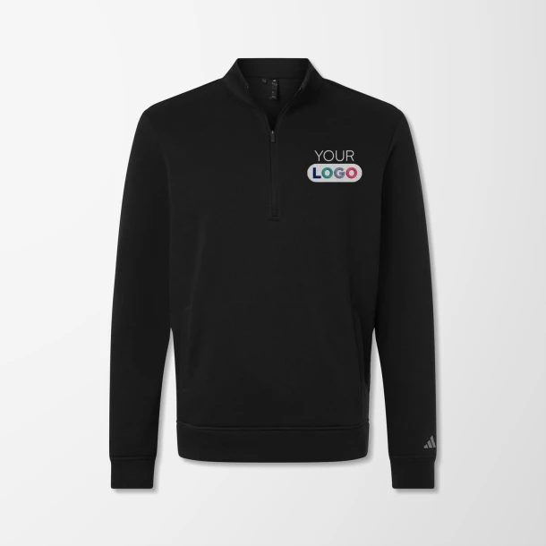 adidas® Men's Quarter-Zip Elevated Pullover