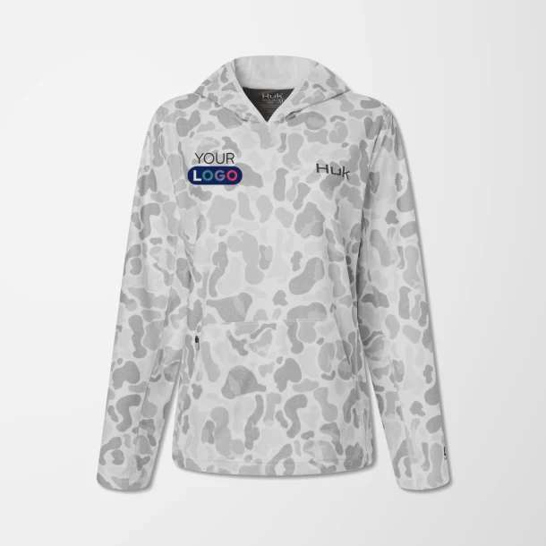 HUK Women's KC Print Coldfront+ Hoodie
