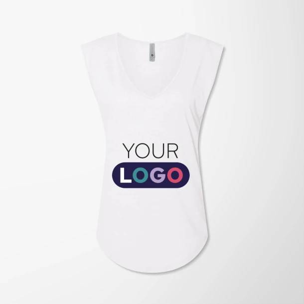 Next Level Women's Sleeveless V-Neck Festival T-Shirt