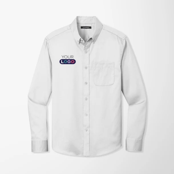 Port Authority® Men's Long-Sleeve Twill SuperPro React™ Shirt