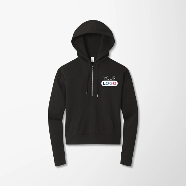 District® Women's Quarter-Zip Fleece Perfect Tri® Hoodie