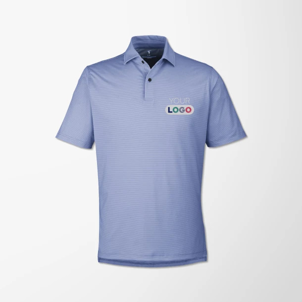 Fairway & Greene Men's Striped Tournament Polo