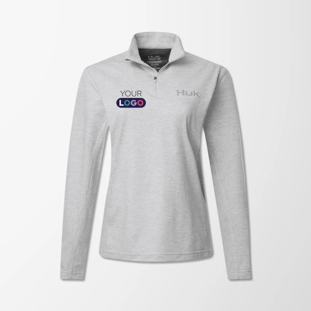 HUK Women's Quarter-Zip Coldfront+ Pullover