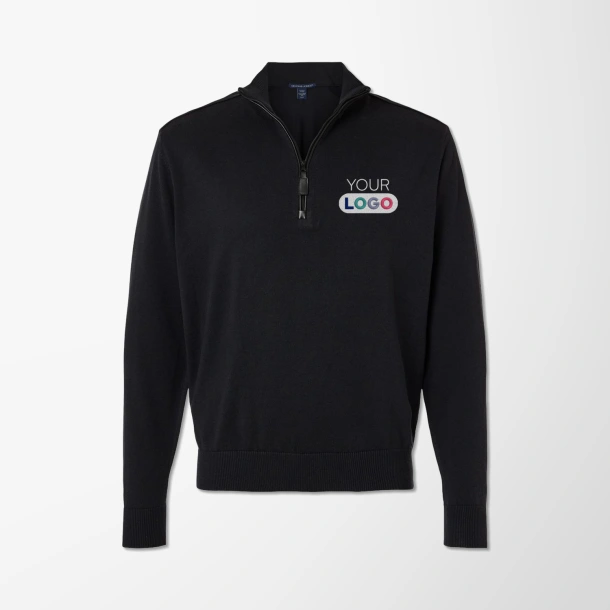 Devon & Jones Men's Quarter-Zip New Classics Sweater