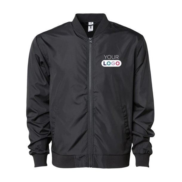 Independent Trading Co. Men's Lightweight Bomber Jacket