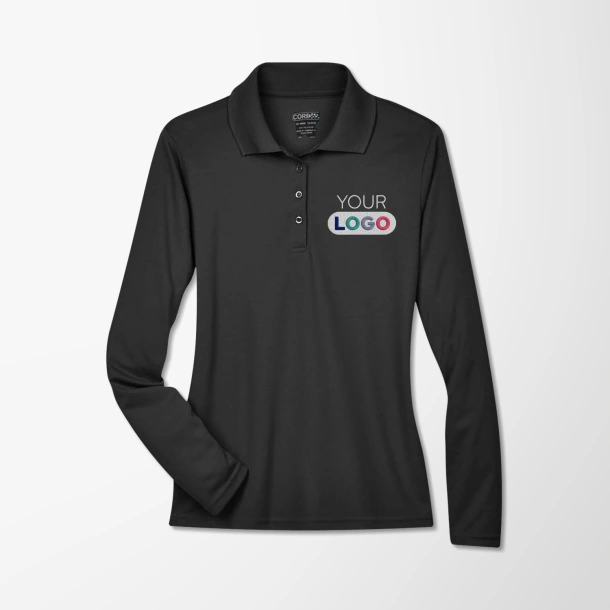 CORE365 Women's Long-Sleeve Pinnacle Polo