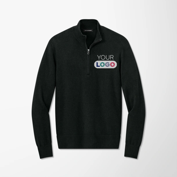 Port Authority® Men's Quarter-Zip Easy Care Sweater