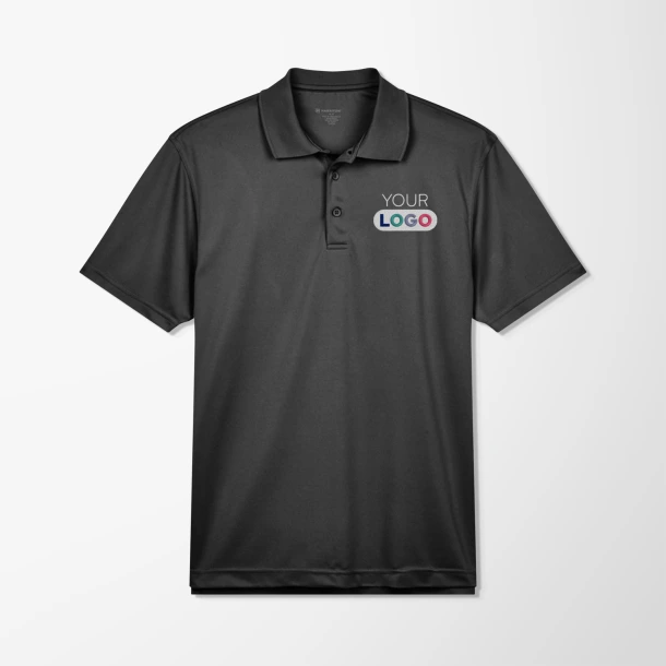 Harriton Men's Jersey Polo