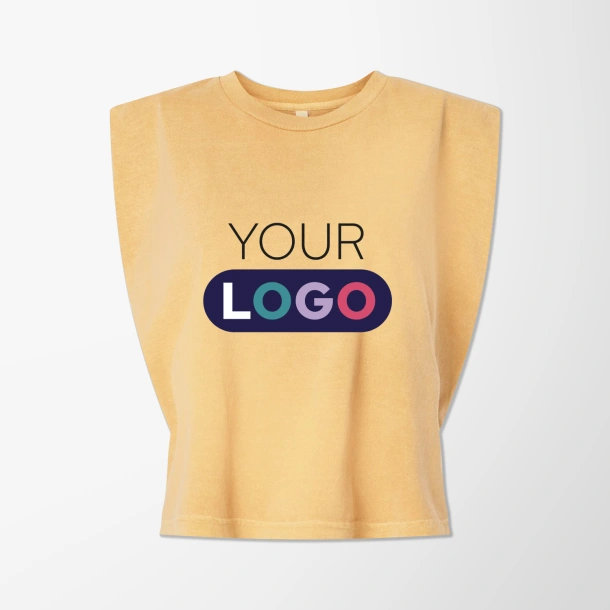 American Apparel Women's Garment-Dyed Heavyweight Muscle T-Shirt