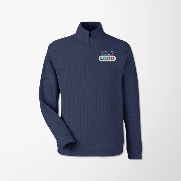 North End Men's Quarter-Zip Textured Spirit Pullover