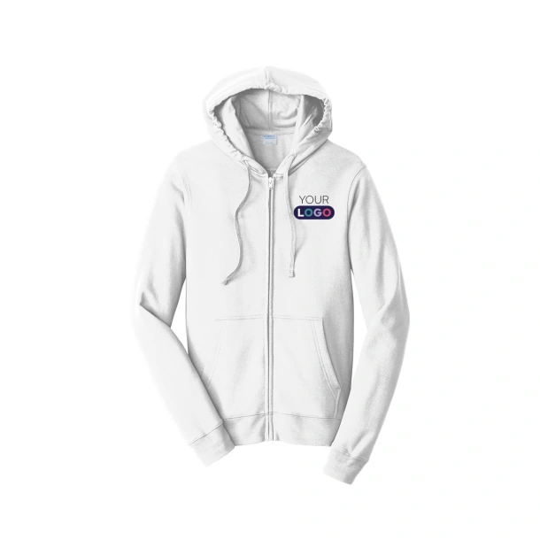 Port & Company® Fan Favorite™ Fleece Full-Zip Hooded Sweatshirt