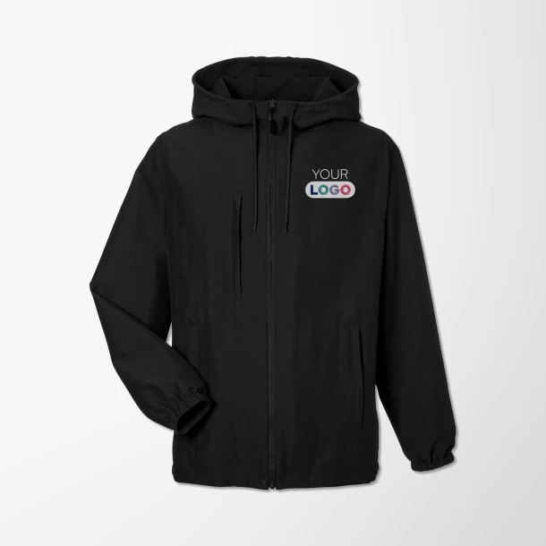 Harriton Adult Hooded Flex Twill Jacket